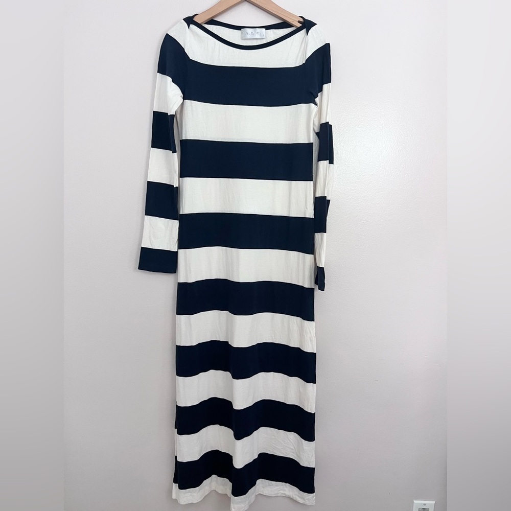 A.L.C. Nautical Striped Maxi Dress